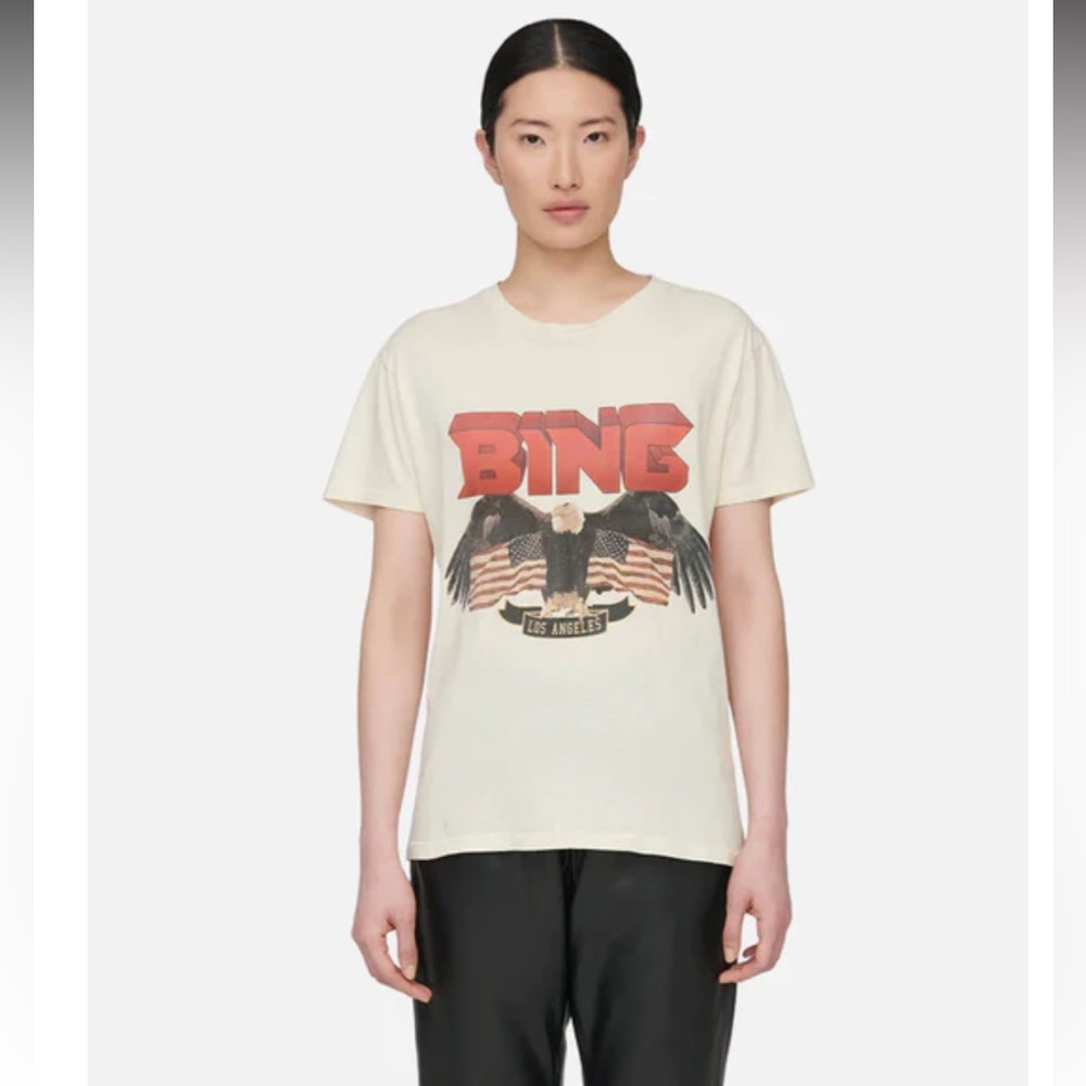 Anine Bing vintage eagle tee